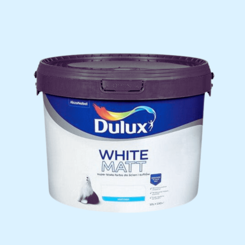 Farba Dulux White Matt biała 10l